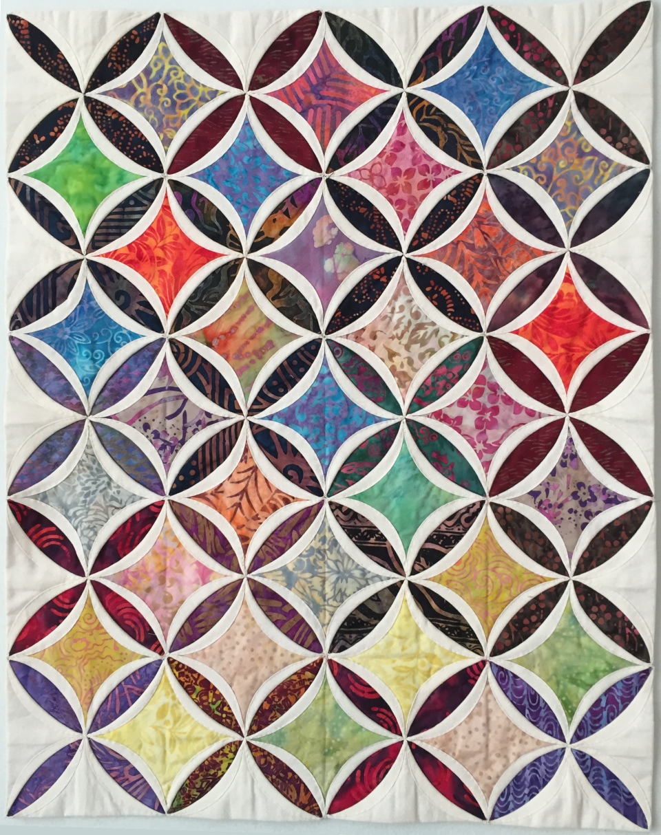 Cathedral Windows quilt